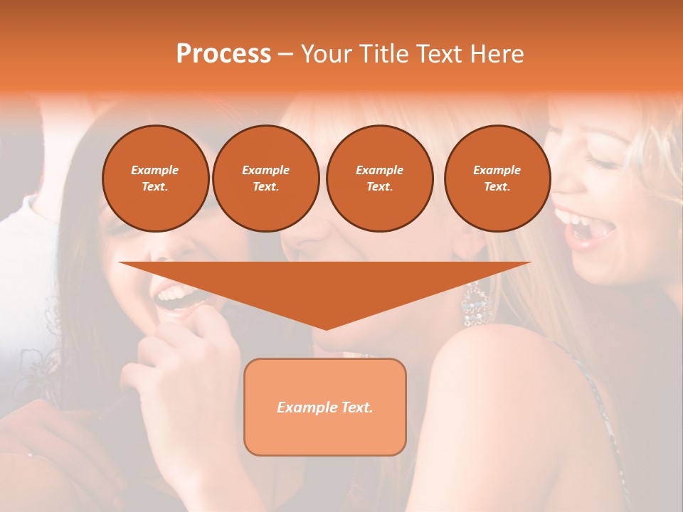 Year Festive Girl PowerPoint Template