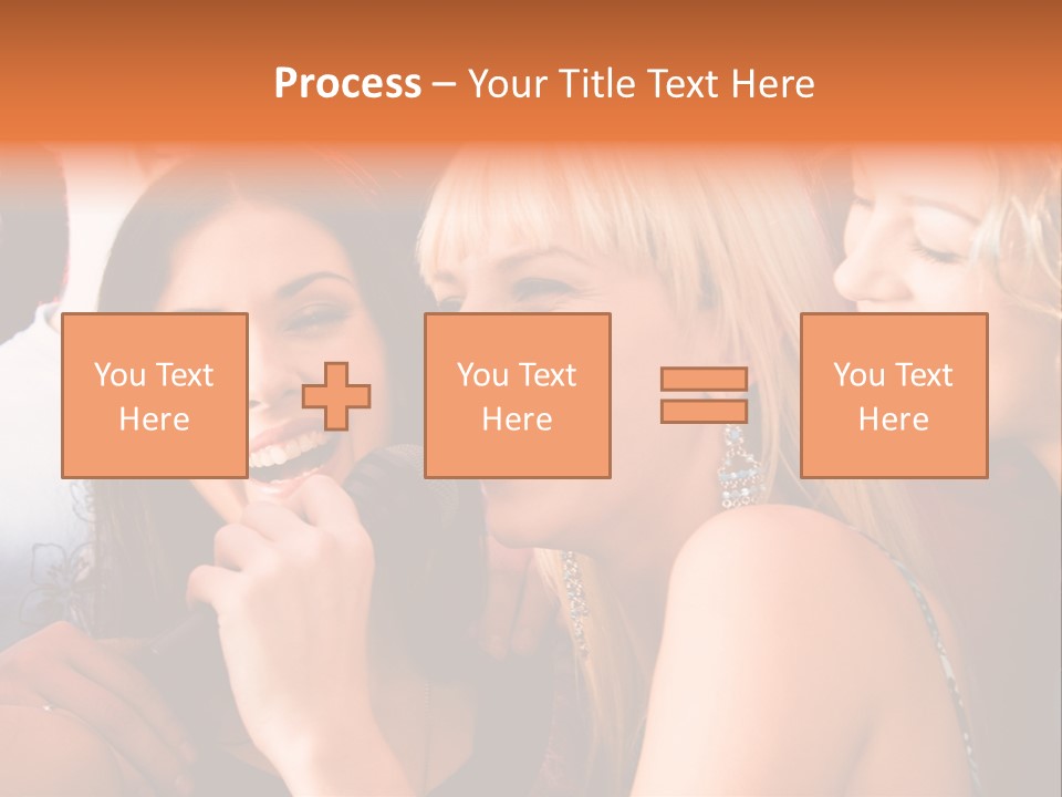 Year Festive Girl PowerPoint Template