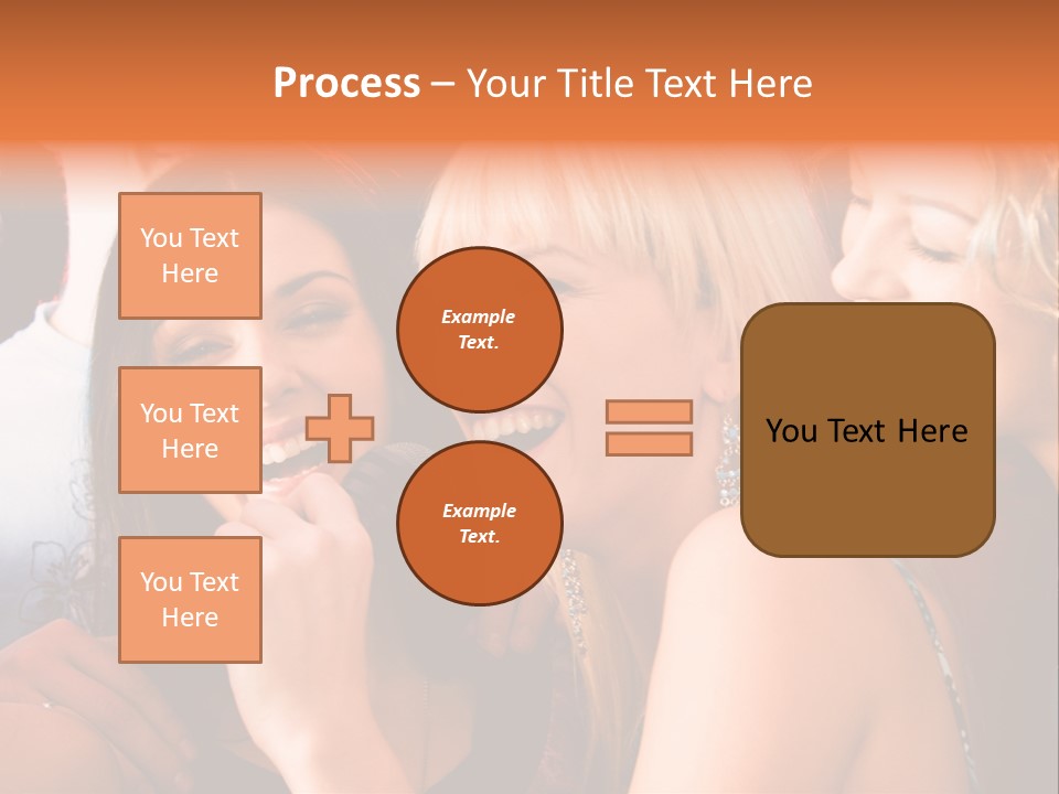 Year Festive Girl PowerPoint Template
