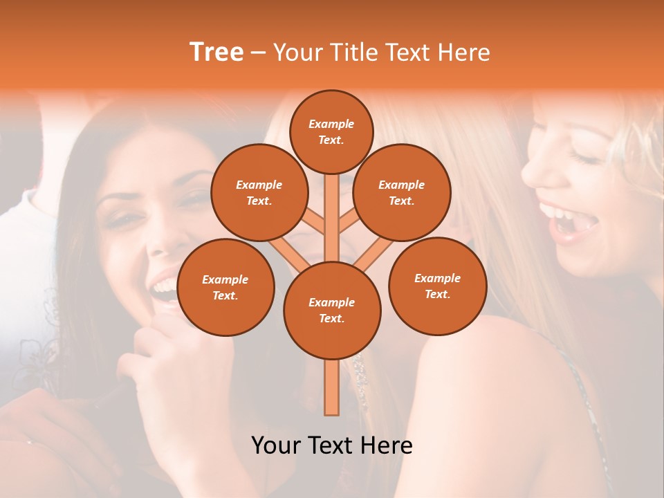 Year Festive Girl PowerPoint Template