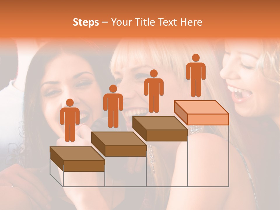 Year Festive Girl PowerPoint Template