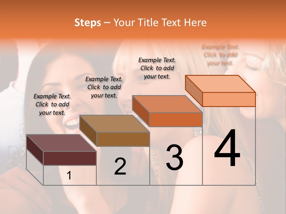 Year Festive Girl PowerPoint Template