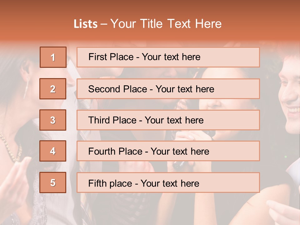 Lifestyle Night Celebrate PowerPoint Template