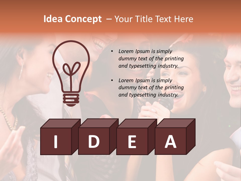 Lifestyle Night Celebrate PowerPoint Template