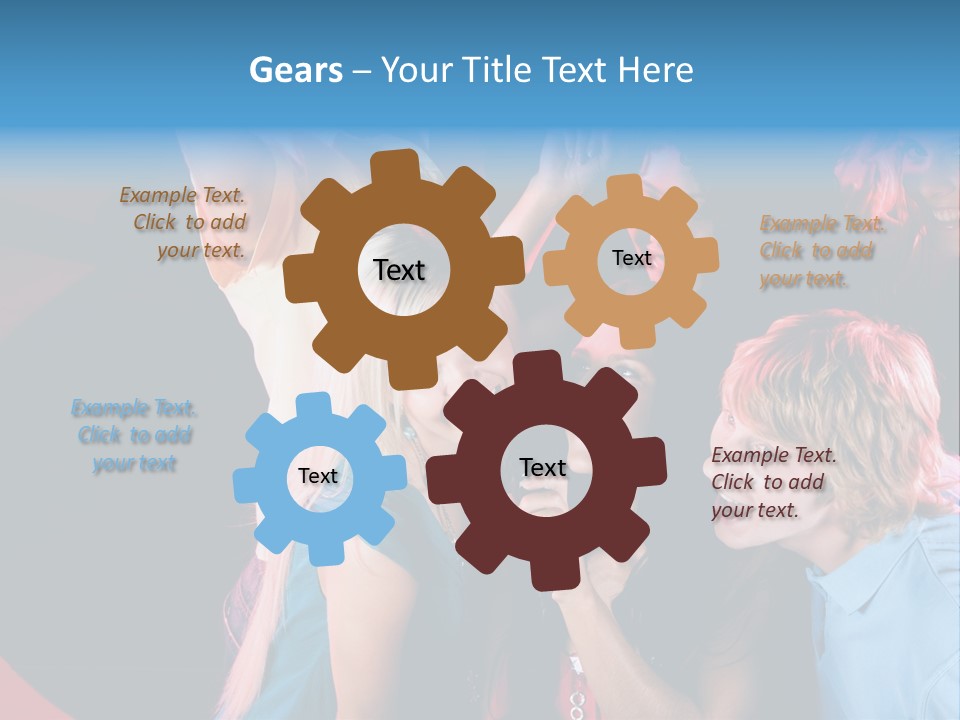 Mouth Fashion Speak PowerPoint Template