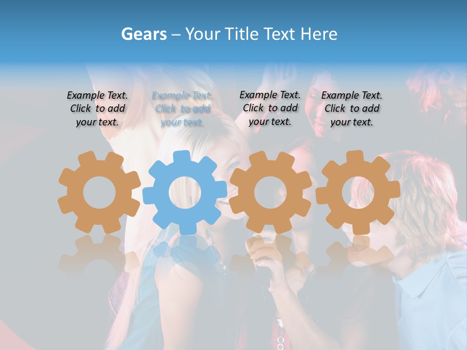 Mouth Fashion Speak PowerPoint Template