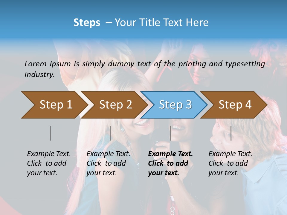 Mouth Fashion Speak PowerPoint Template