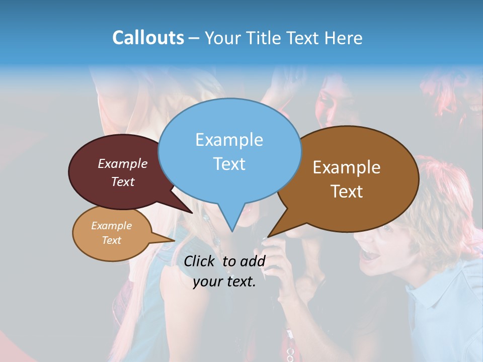 Mouth Fashion Speak PowerPoint Template