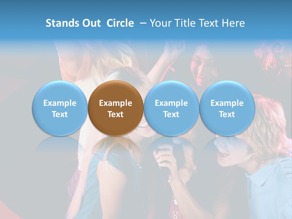 Mouth Fashion Speak PowerPoint Template