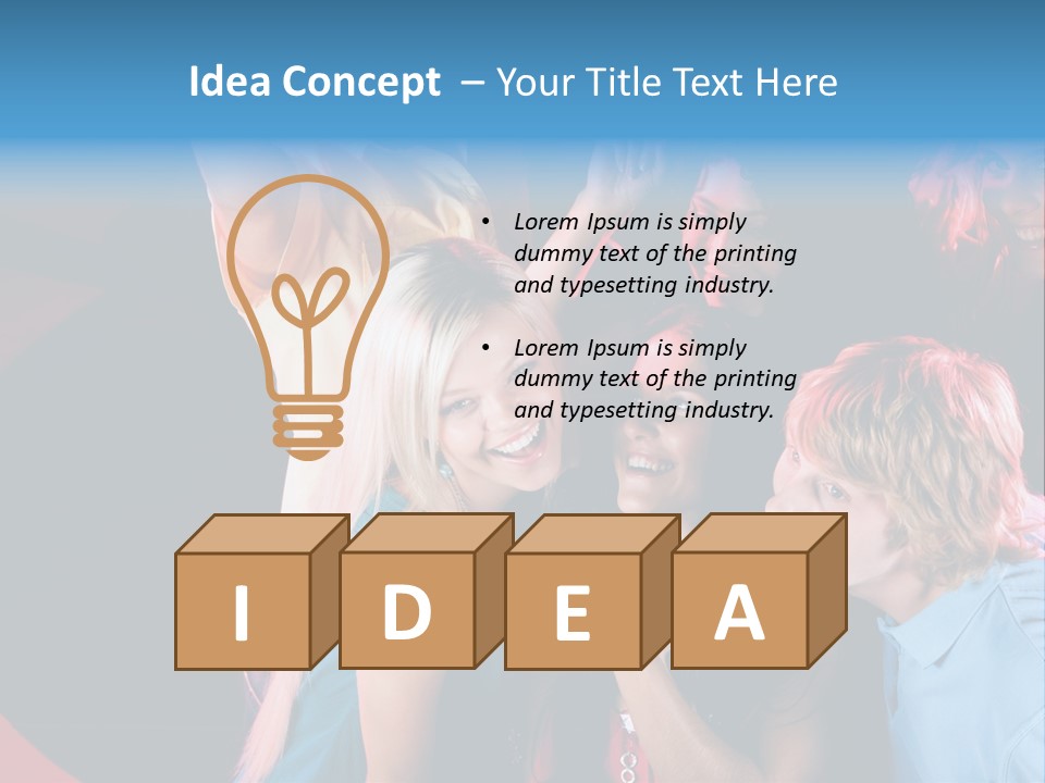 Mouth Fashion Speak PowerPoint Template