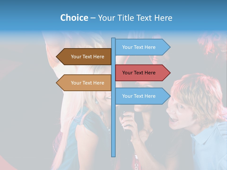 Mouth Fashion Speak PowerPoint Template