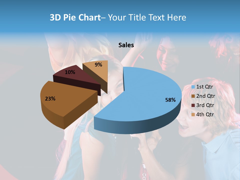 Mouth Fashion Speak PowerPoint Template