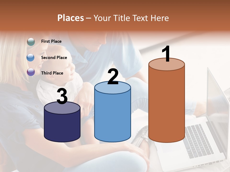 Portrait Cute Children PowerPoint Template