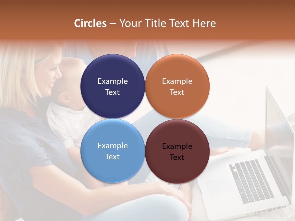 Portrait Cute Children PowerPoint Template