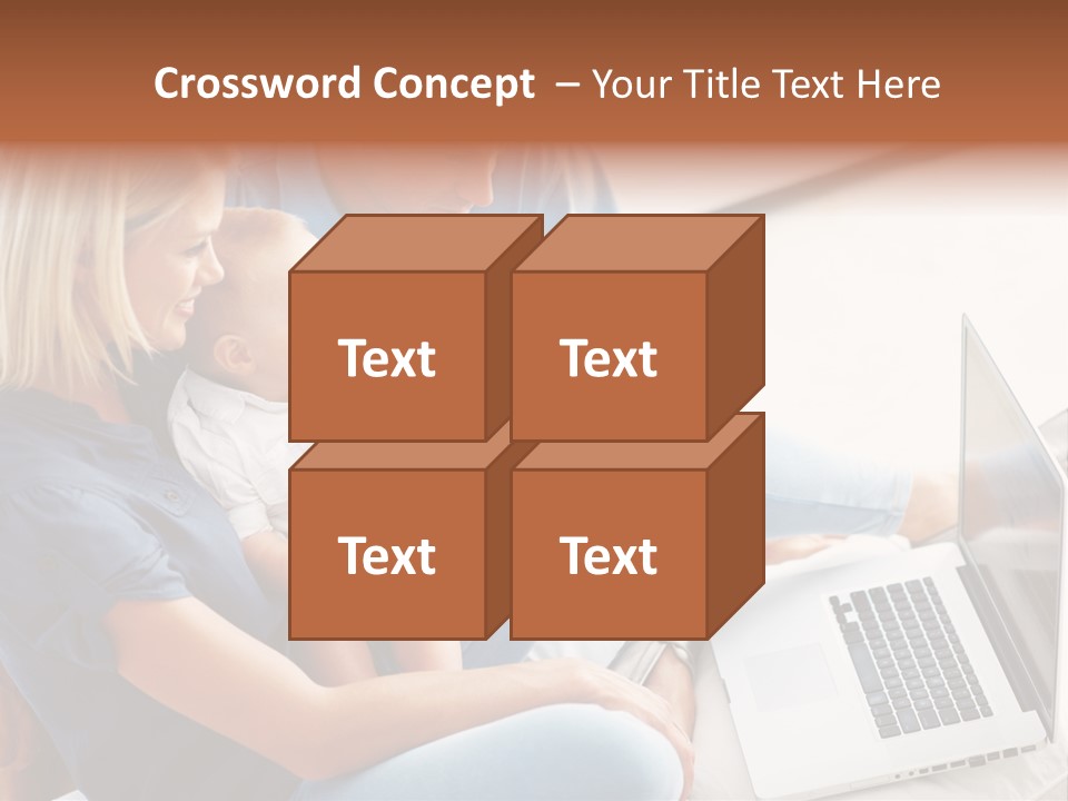 Portrait Cute Children PowerPoint Template