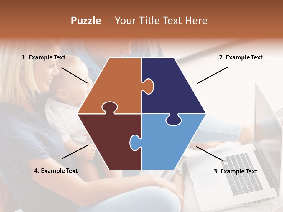 Portrait Cute Children PowerPoint Template