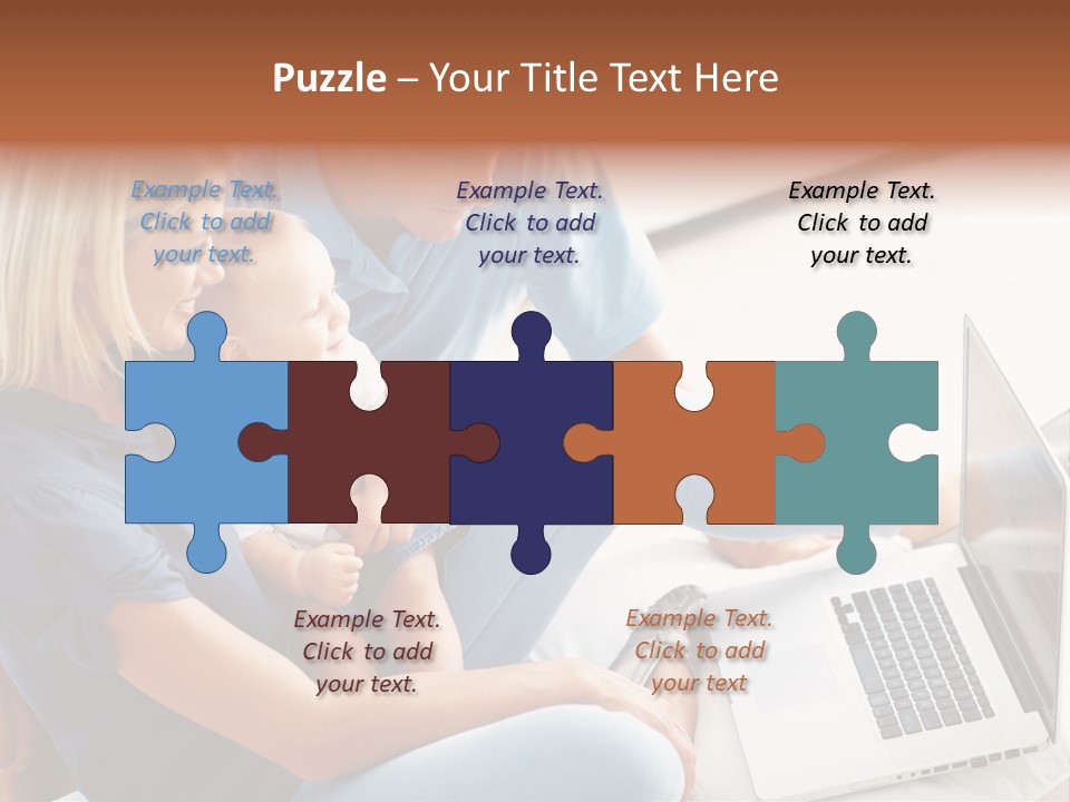 Portrait Cute Children PowerPoint Template