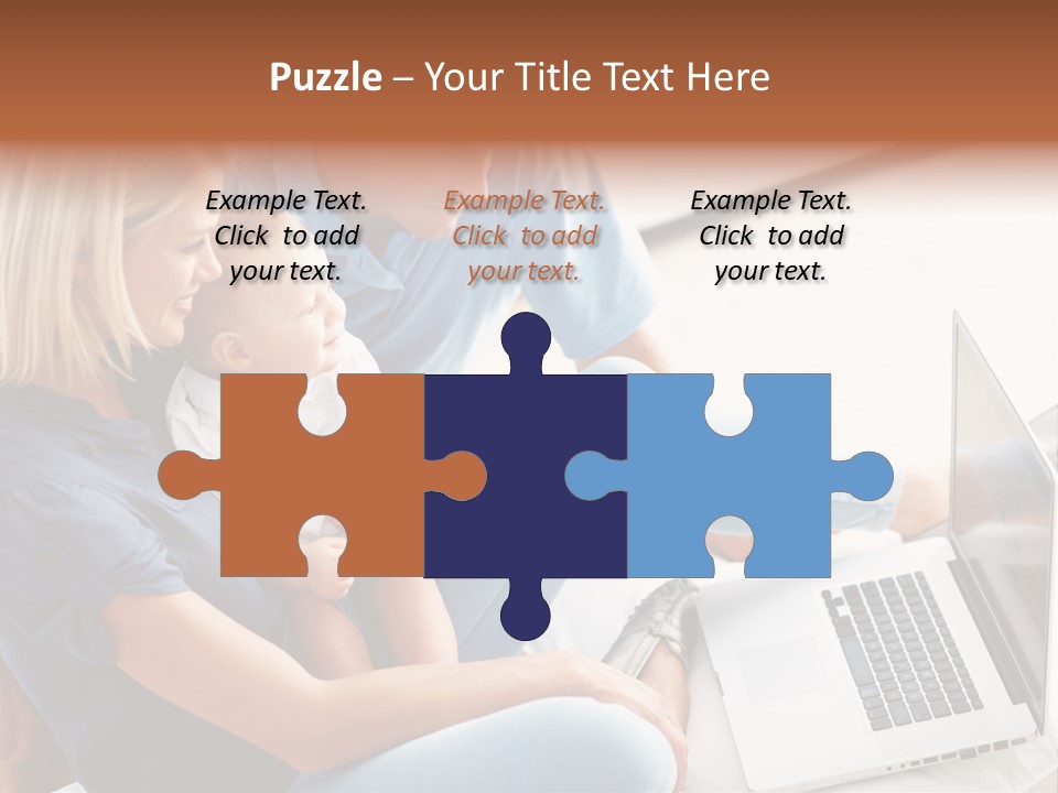 Portrait Cute Children PowerPoint Template