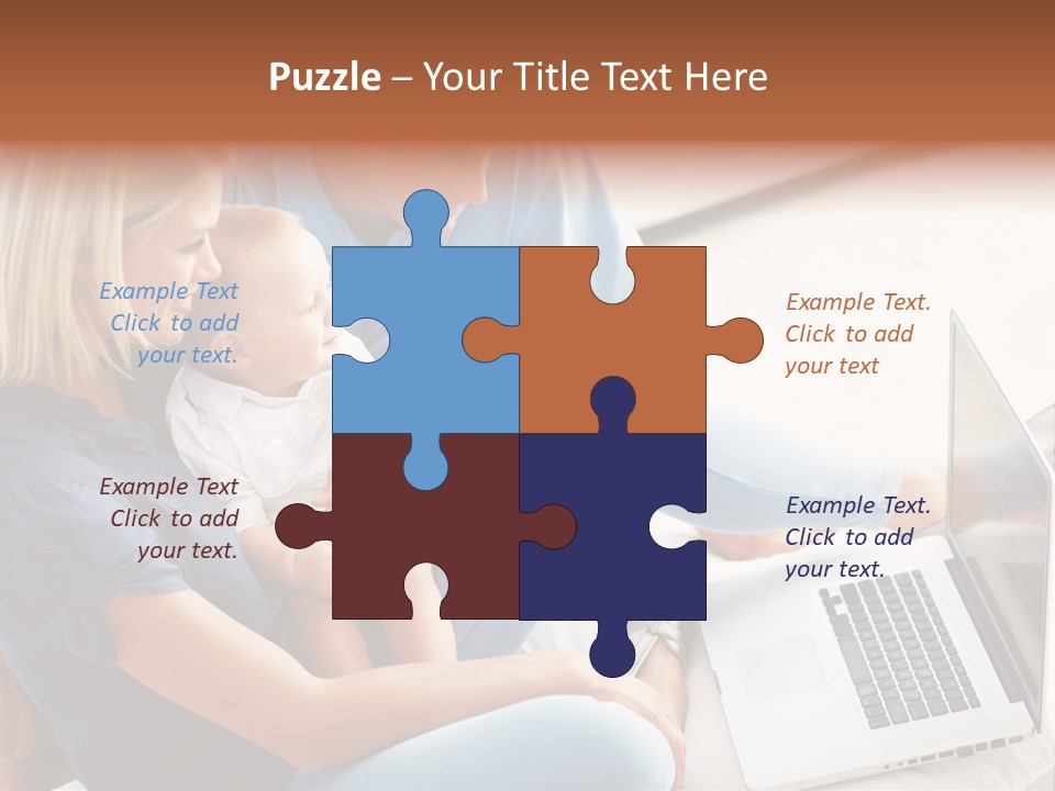 Portrait Cute Children PowerPoint Template