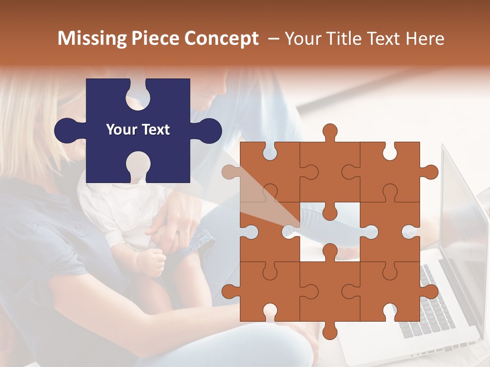 Portrait Cute Children PowerPoint Template