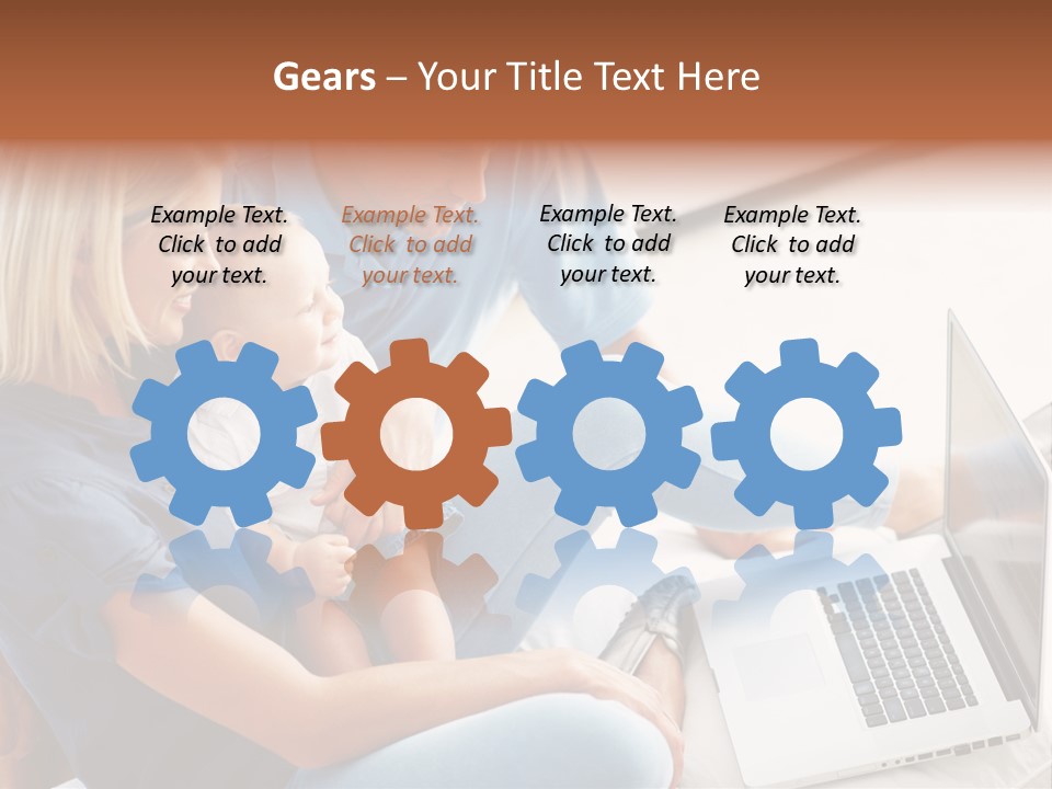 Portrait Cute Children PowerPoint Template