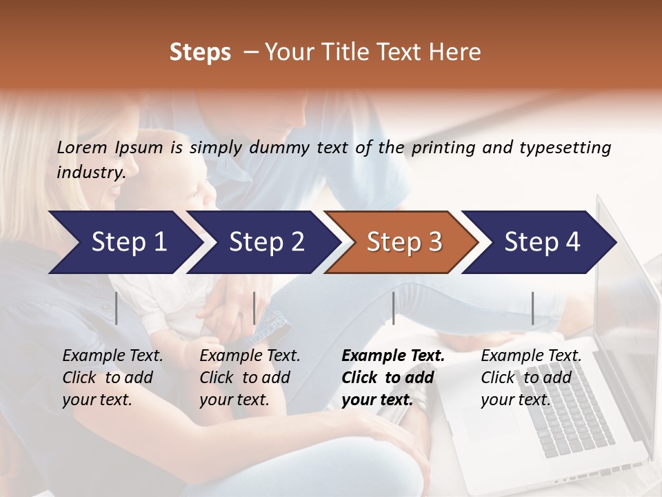 Portrait Cute Children PowerPoint Template