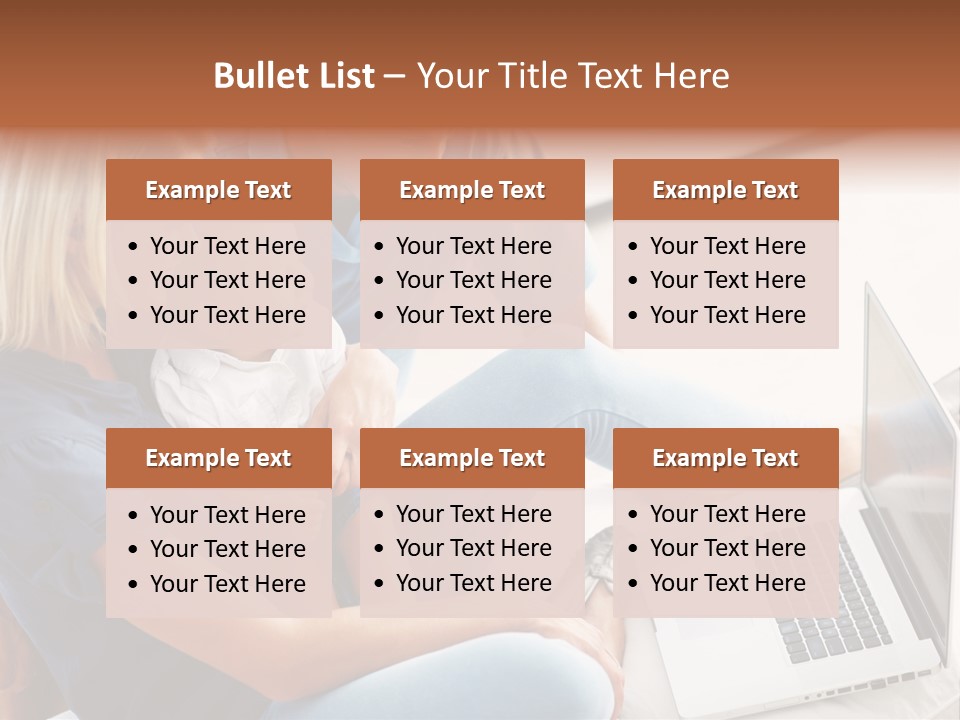 Portrait Cute Children PowerPoint Template