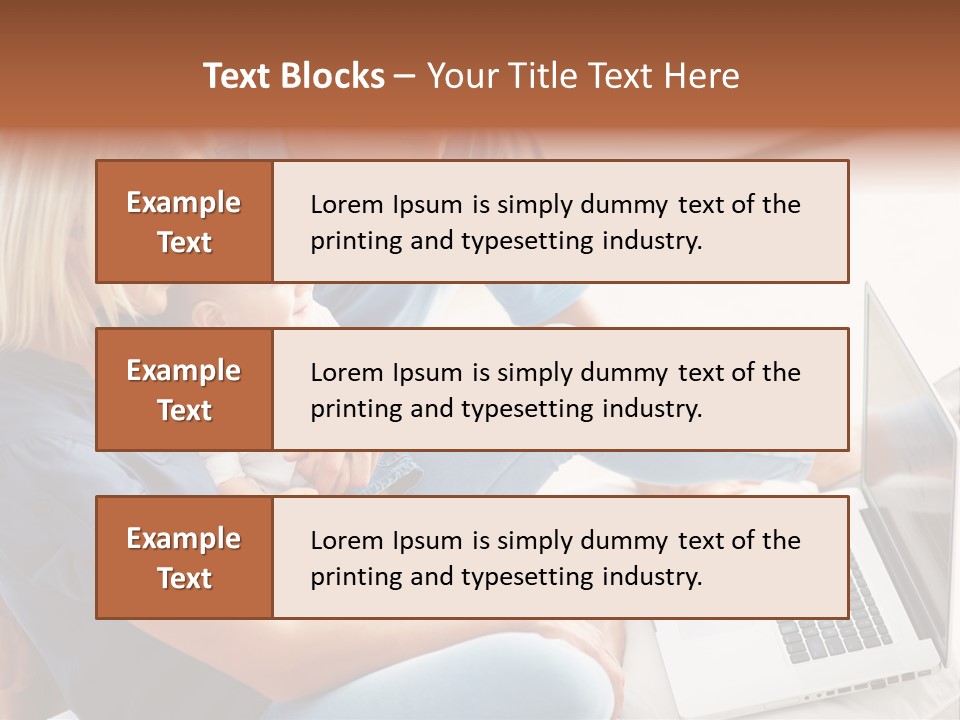Portrait Cute Children PowerPoint Template