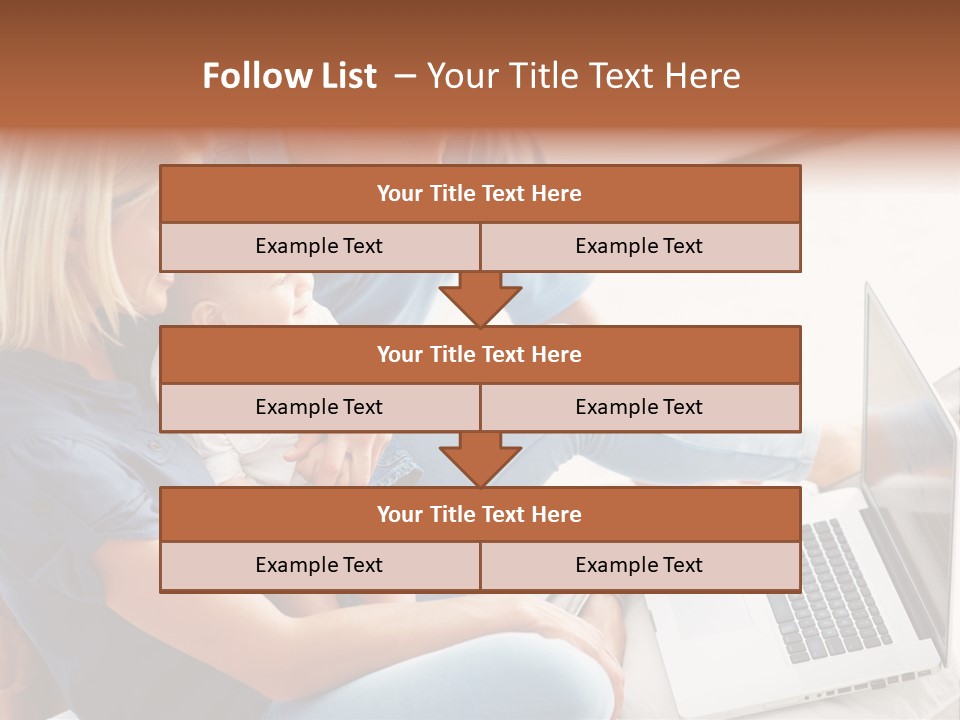 Portrait Cute Children PowerPoint Template