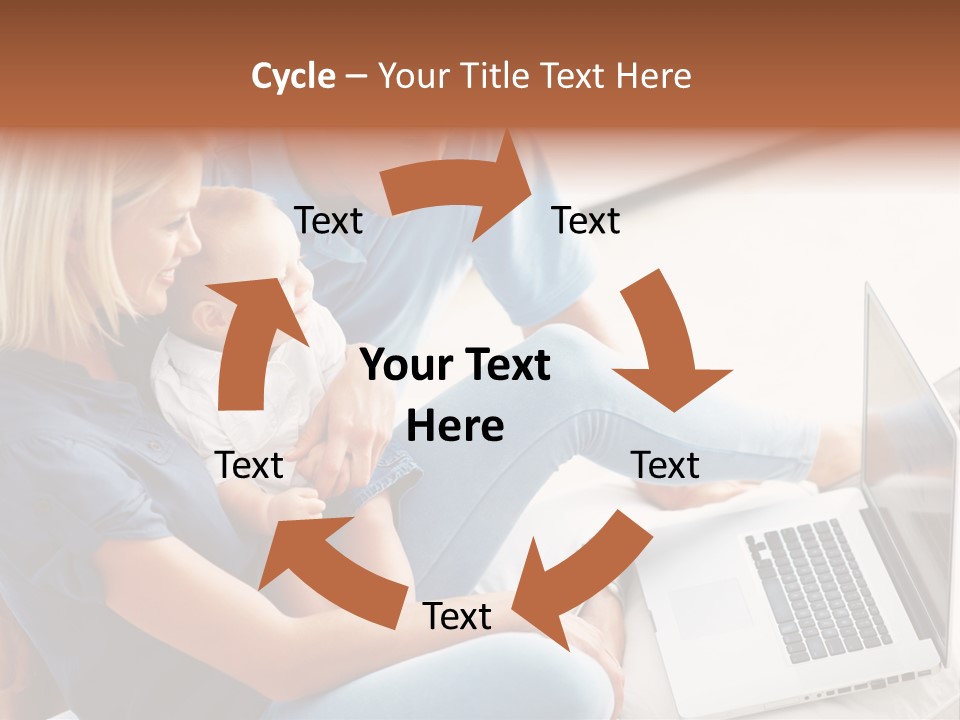 Portrait Cute Children PowerPoint Template