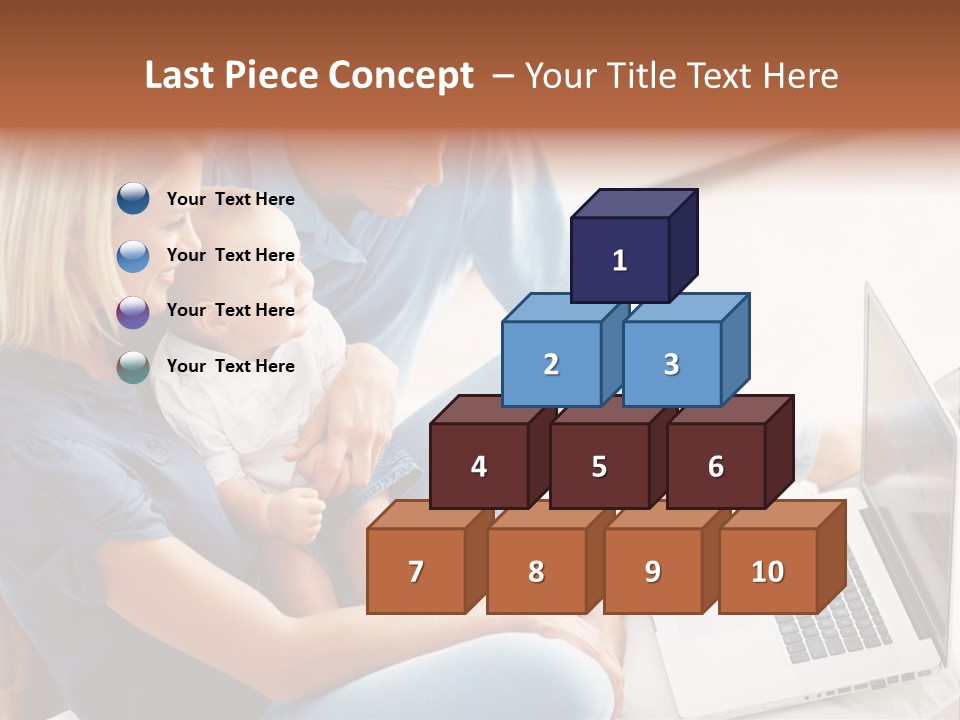 Portrait Cute Children PowerPoint Template