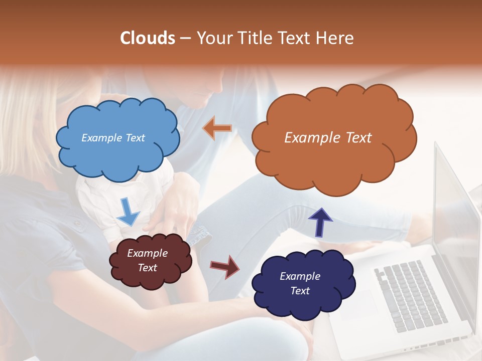 Portrait Cute Children PowerPoint Template