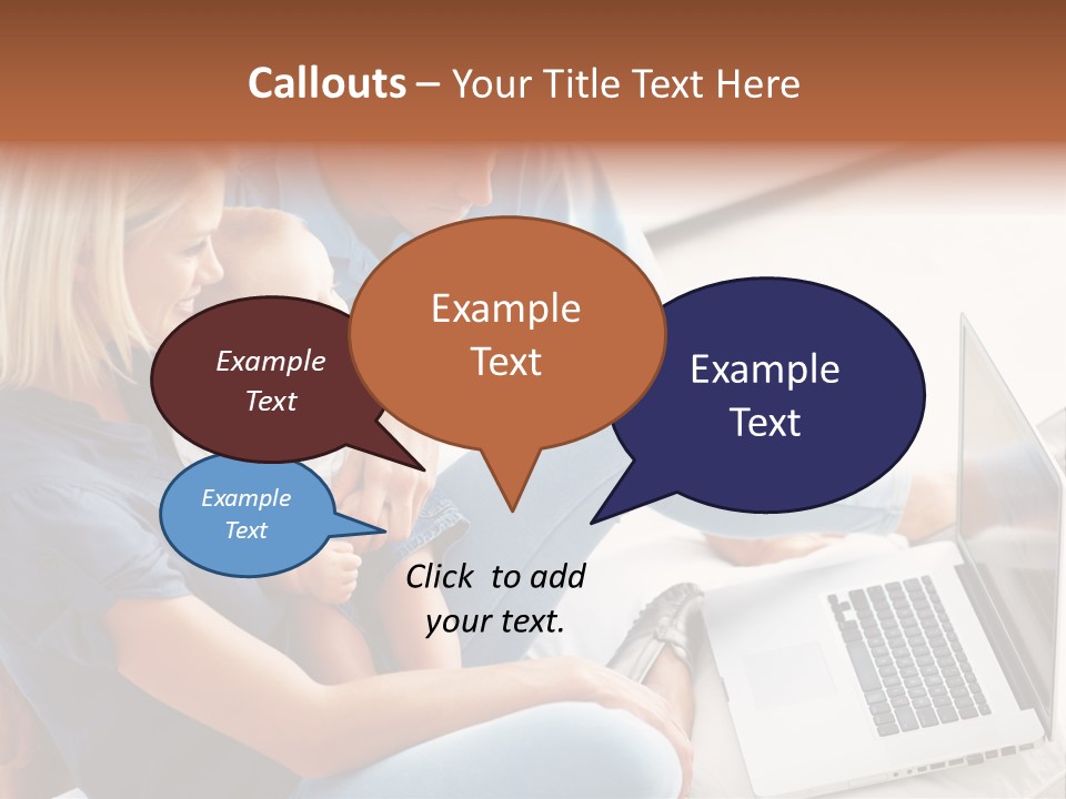 Portrait Cute Children PowerPoint Template