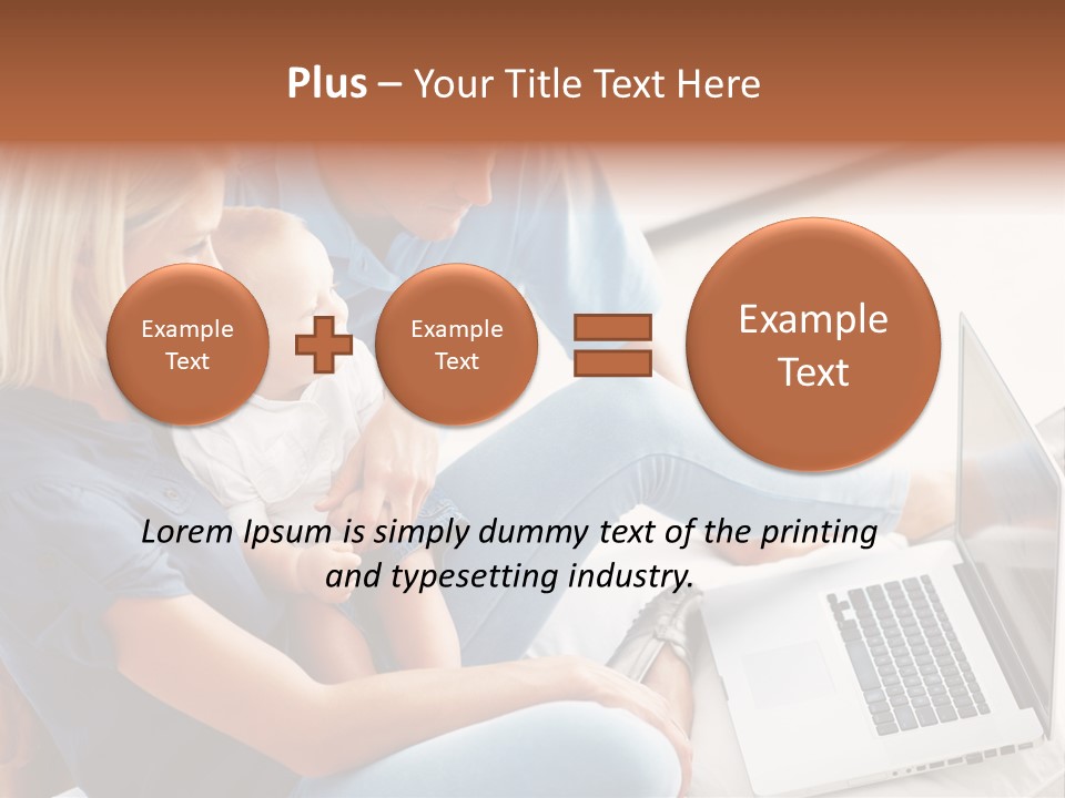 Portrait Cute Children PowerPoint Template