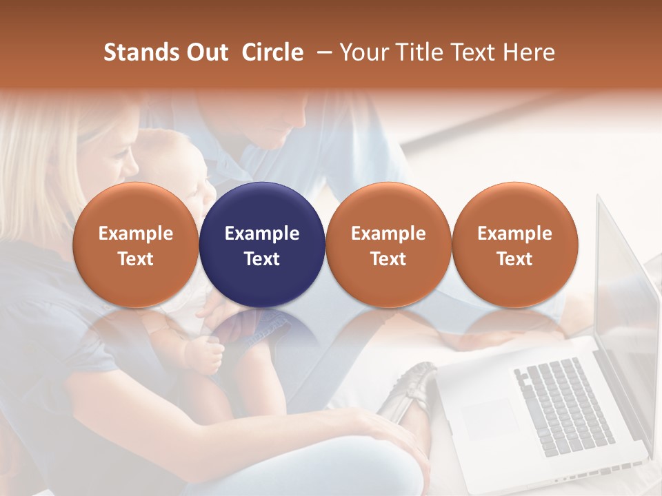 Portrait Cute Children PowerPoint Template