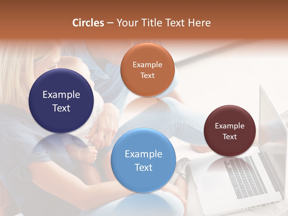 Portrait Cute Children PowerPoint Template