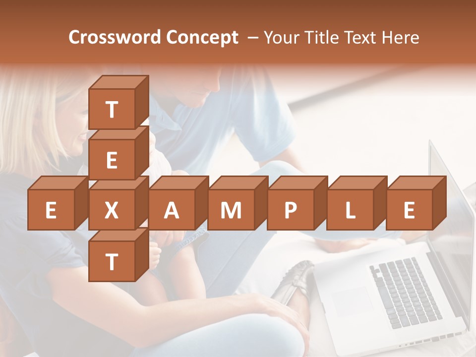 Portrait Cute Children PowerPoint Template