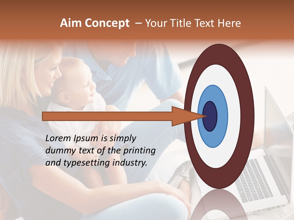 Portrait Cute Children PowerPoint Template