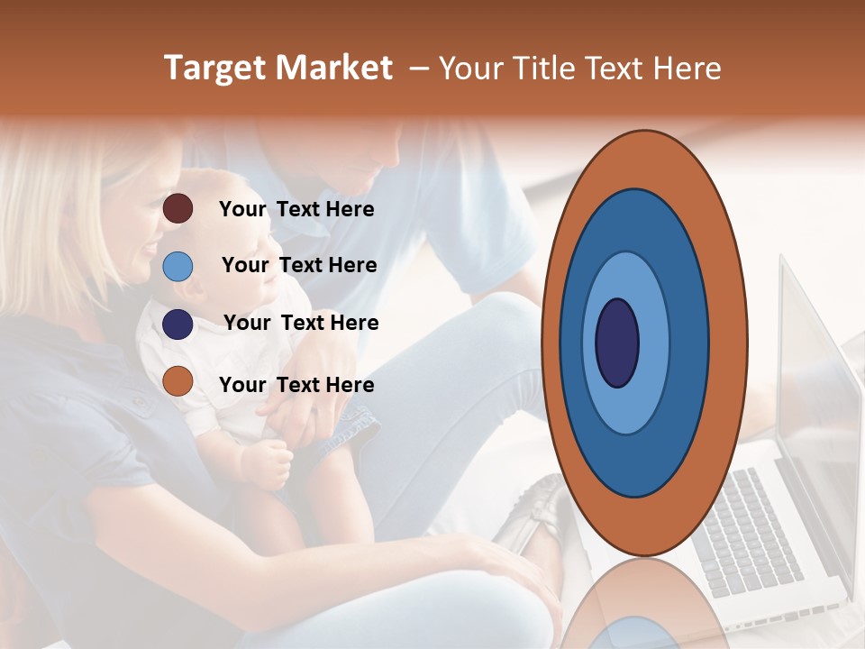 Portrait Cute Children PowerPoint Template