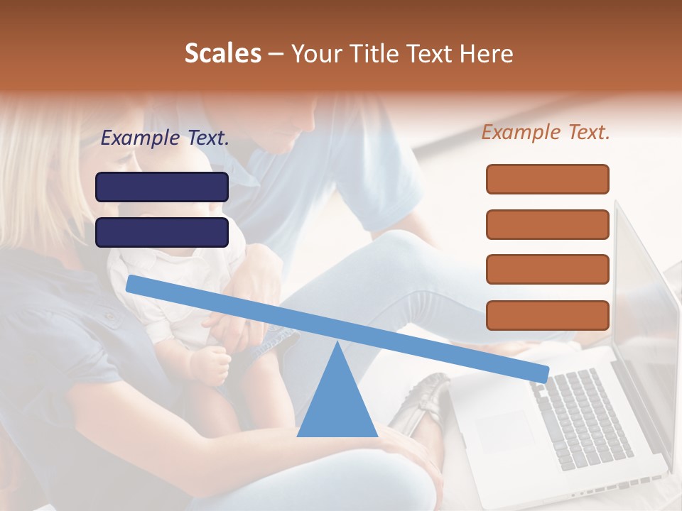 Portrait Cute Children PowerPoint Template