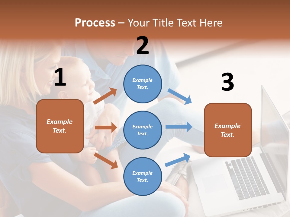 Portrait Cute Children PowerPoint Template