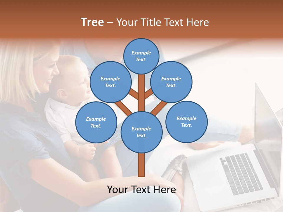 Portrait Cute Children PowerPoint Template