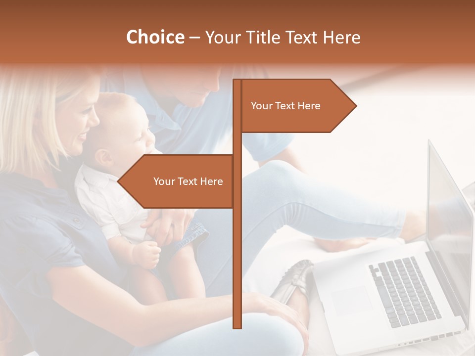 Portrait Cute Children PowerPoint Template