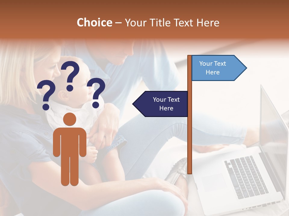 Portrait Cute Children PowerPoint Template