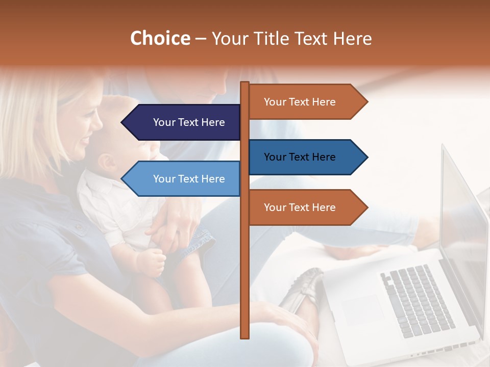 Portrait Cute Children PowerPoint Template