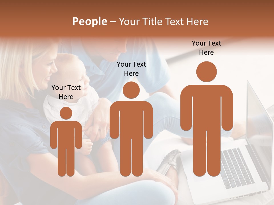 Portrait Cute Children PowerPoint Template