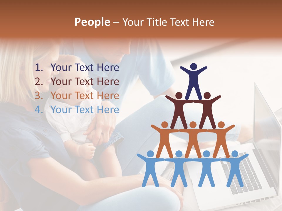 Portrait Cute Children PowerPoint Template