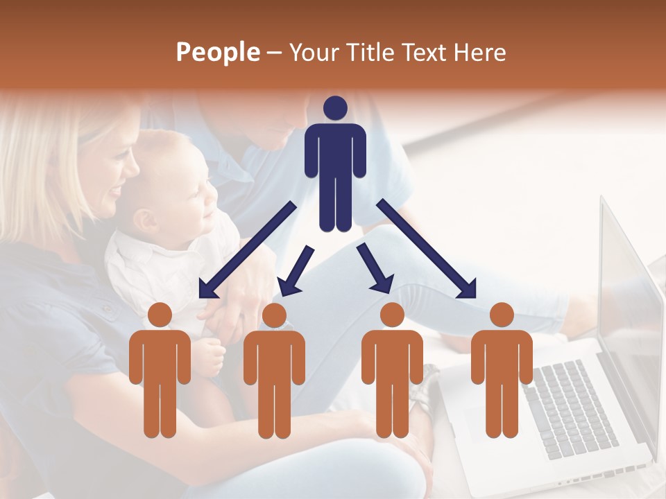 Portrait Cute Children PowerPoint Template