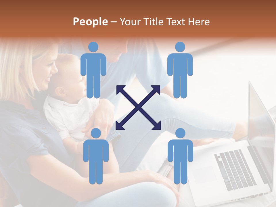 Portrait Cute Children PowerPoint Template