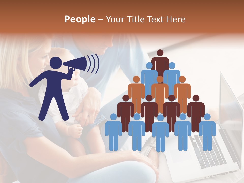 Portrait Cute Children PowerPoint Template